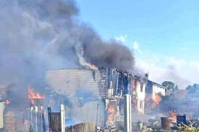 A number of homes across South Yorkshire have been destroyed by fire