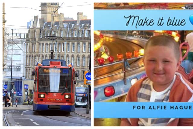 Supertram has paid tribute to Sheffield teenager Alfie Hague, who died aged 13