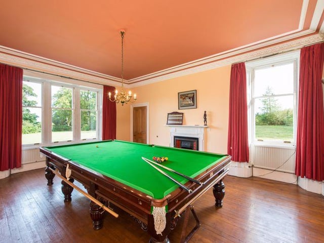 Snooker room.