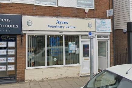 Ayres Veterinary Centre in Cleadon has a 4.6 rating from 28 reviews.