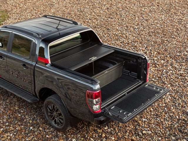The double cab Ranger load-bed length is 1.5 metres and it can carry a maximum payload of 1,217kg