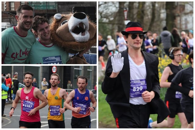 These pictures show some of the stand-out images of the day in the 2023 Sheffield half marathon, on a day which saw a new record set