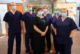 Dr Ben Allen and staff at Birley Health Centre. Picture: Chris Etchells