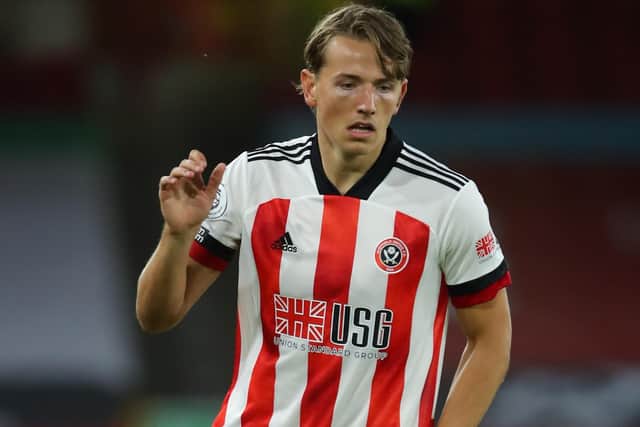 Sander Berge will enter the meeting with Manchester City feeling stronger and leaner than at any other time in his Sheffield United career: Simon Bellis/Sportimage
