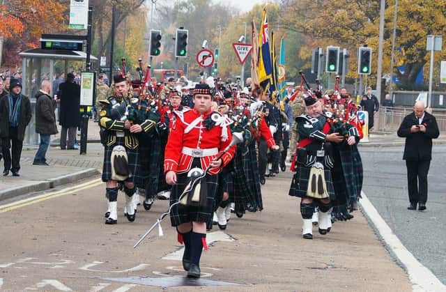 Take a look at these photos from today's Remembrance parade in Mansfield. Do you recognise anyone out honouring the fallen?