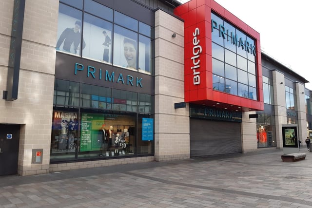 There were long queues outside Primark ahead of the lockdown. Today, it is closed along with all non-essential stores in England.