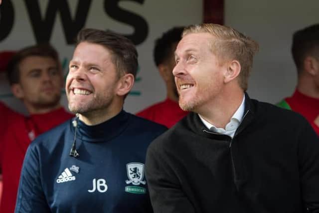 James Beattie and Garry Monk have worked together at several clubs.
