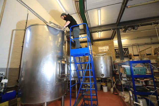 Feature on Neepsend Brewery in Sheffield with Head Brewer Gavin Martin. Picture: Chris Etchells