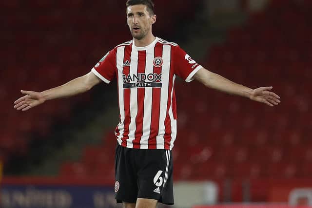 Chris Basham could be out of contract at Sheffield United next summer: Darren Staples / Sportimage