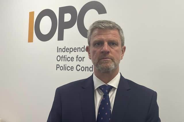 IOPC Director of Major Investigations Seve Noonan