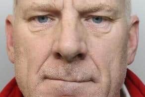 Pictured is Dean Holloway, aged 60, of Kingsley Road, Stafford, and formerly of Balmoral Road, Woodhouse, Sheffield, who admitted two counts of indecent assault and two counts of attempted rape from the 1990s against a girl. He was sentenced at Sheffield Crown Court to four years of custody.