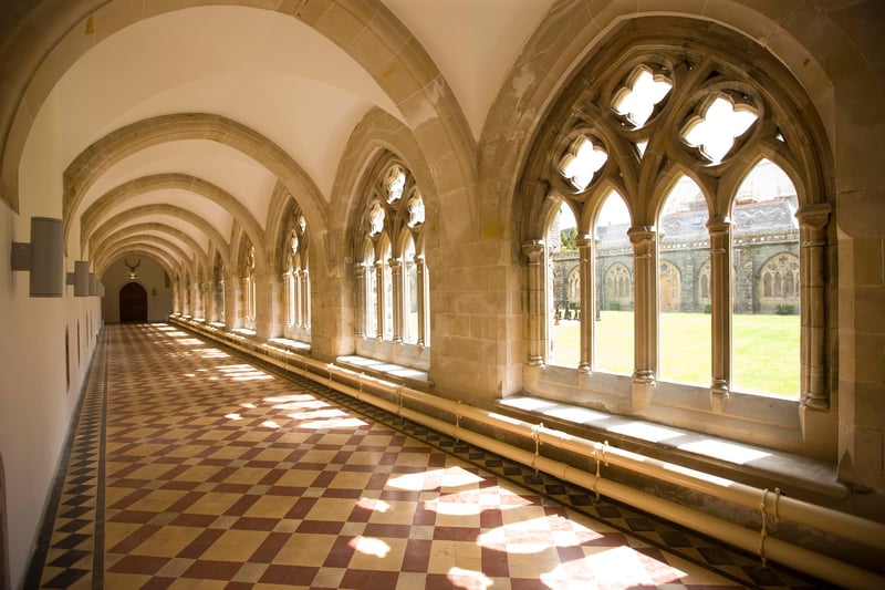 The Abbey building has many atmospheric original features for guests to enjoy.