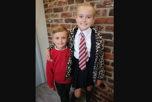 Ivy and Bay Hillsden, from Horndean, aged five and nine, are returning to school.