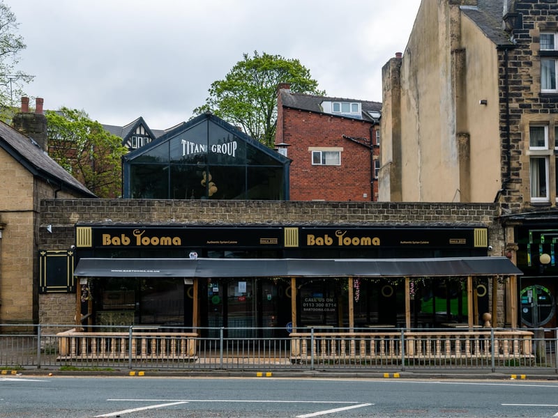Adele Hirst said Middle Eastern restaurant Bab Tooma, in Roundhay Road, is one of the best indie restaurants in Leeds. 