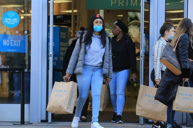 Hundreds of customers queue outside Primark since morning