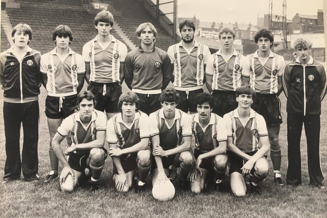 Young people in the early 80s did look very grown up, as you can see from the beards and moustaches in this team picture from 1981