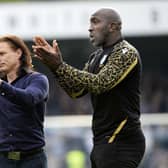 Owls boss Darren Moore has gone one step up the stat ladder since the departure of ex-Wycombe Wanderers manager Gareth Ainsworth to QPR. Pic: Steve Ellis.