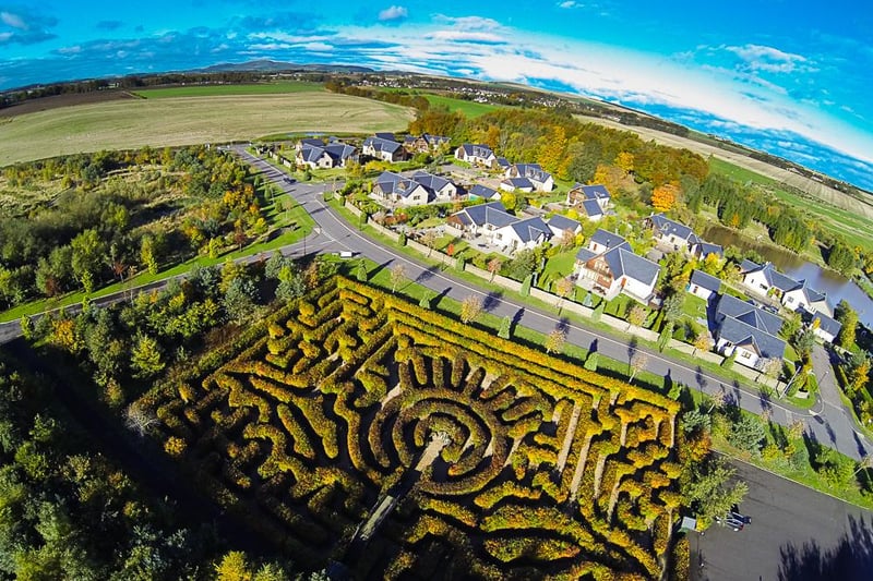 There are plenty of activities to keep you busy on the estate - including a fun hedge maze.