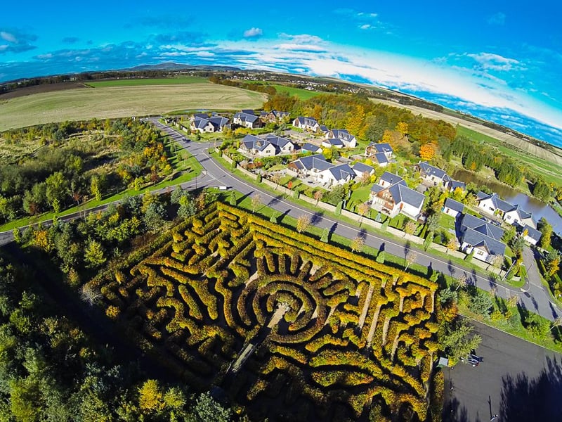 There are plenty of activities to keep you busy on the estate - including a fun hedge maze.