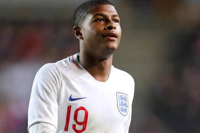 Brewster is an England U21 international. (Photo by James Chance/Getty Images)