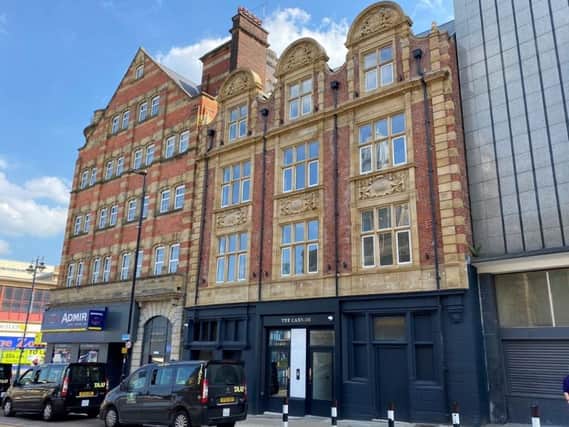 The Cannon Hotel on Castle Street, Sheffield city centre is described as an imposing landmark building of considerable character. The former Cannon pub has been converted and refurbished to a high specification.