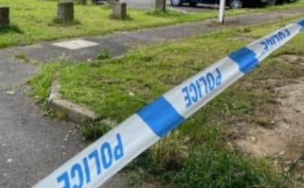 A boy was taken to hospital with serious injuries after a violence broke out between rival teenage groups at Kiveton Sports Park. File picture shows an area taped off by police