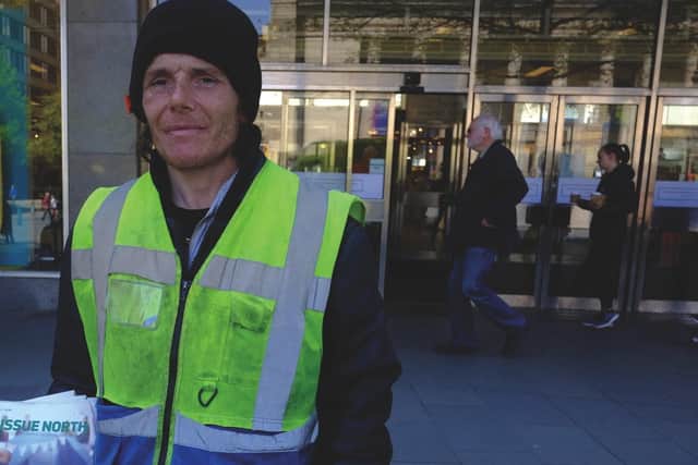 Big Issue seller Andy