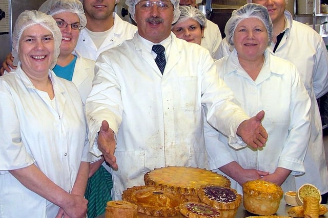 Fresh out of the oven at Doncaster's Topping Pie Company in 2004
