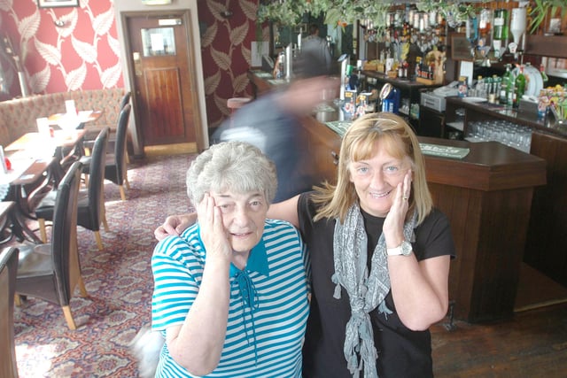 Jane Fleming, right, and Nancy Wrigley were witnessing some ghostly goings on at the Cosmopolitan Hotel in 2009. Can you tell us more?