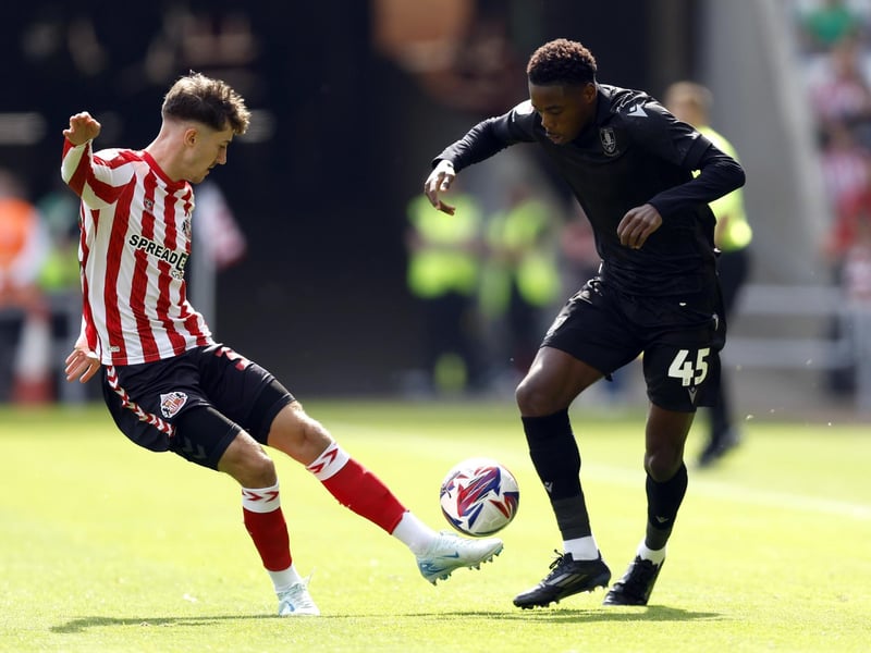 Really solid performance down the right, rarely troubled and combined nicely with Roberts at times. 7