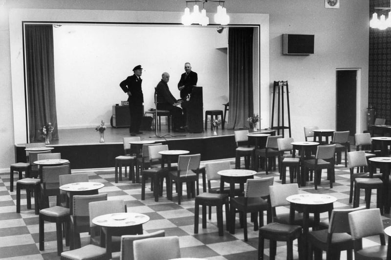 Back to January 1964 for this view of the concert room in the Northern Social Club, South Shields.