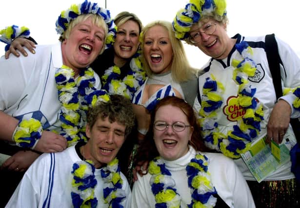 A 2001 journey for these colourful Sheffield Wednesday fans in Norwich