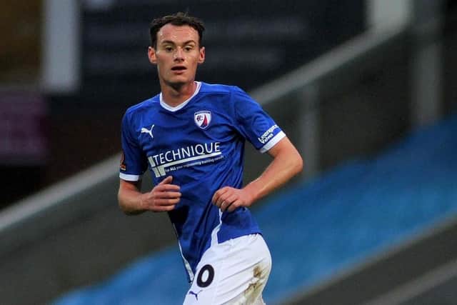 Liam Mandeville scored the winner for Chesterfield against Eastleigh on Saturday.