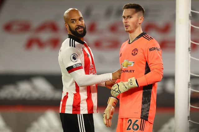Dean Henderson has been forced to miss Man Utd's training camp in Scotland. Simon Bellis/Sportimage