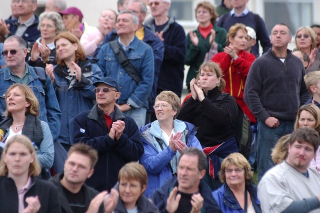 The crowds were huge for the 2004 Great North Run. Are you pictured?