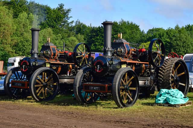 Copycat vehicles on show at the 50th Cromford Steam Rally.
