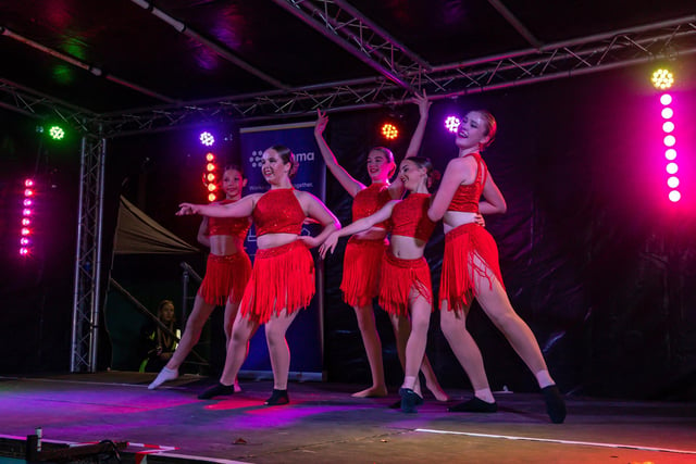 Members of Timestep Academy of Dance perform on stage. Picture: Mike Cooter (181121)