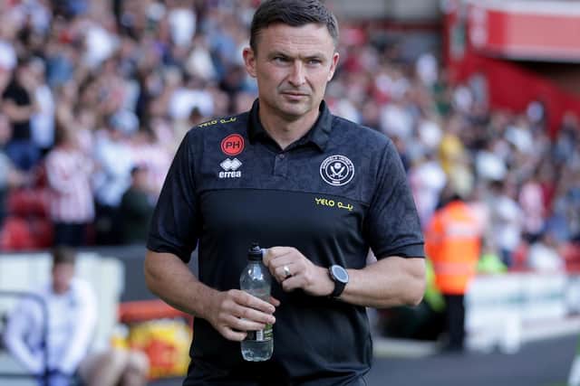 Sheffield United manager Paul Heckingbottom is staying calm and composed: Richard Sellers/PA Wire.