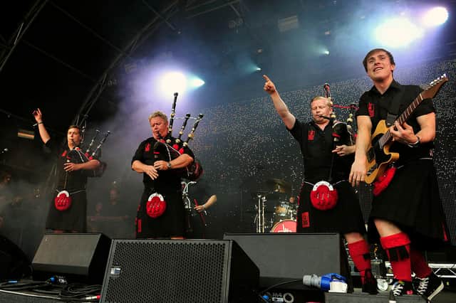 The Red Hot Chilli Pipers have been regular visitors to the KIngdom for many years - and their live shows always go down a treat.
They're on the bill for Breakout (Pic: Michael Gillen)