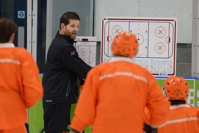 Sheffield Steelers coach Aaron Fox has his squad together today ahead of the new season
