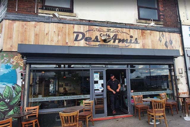 Cafe Des Amis, 97-99 Chesterfield Rd, Meersbrook, Sheffield, S8 0RN. NHS offer: 10 per cent off