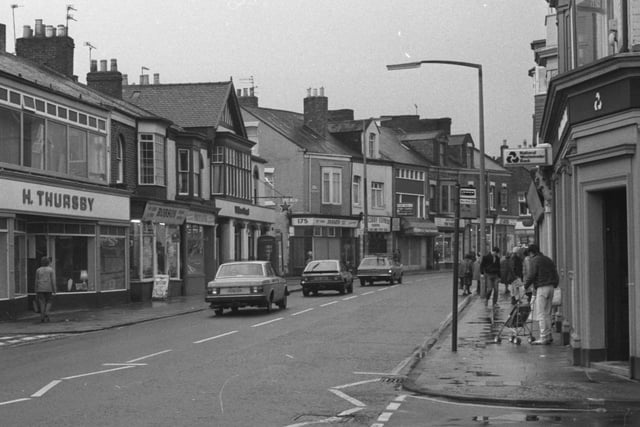 Shoppers in Hylton Road pictured 36 years ago.