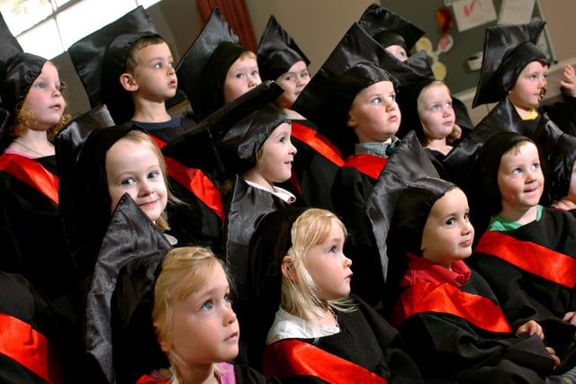 The graduation ceremony for the Just Learning Nursery in Fulwell in 2012. Have you spotted someone you know?