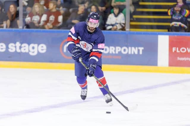 Liam Kirk scored for GB  against Latvia. Picture: Andy Burnham