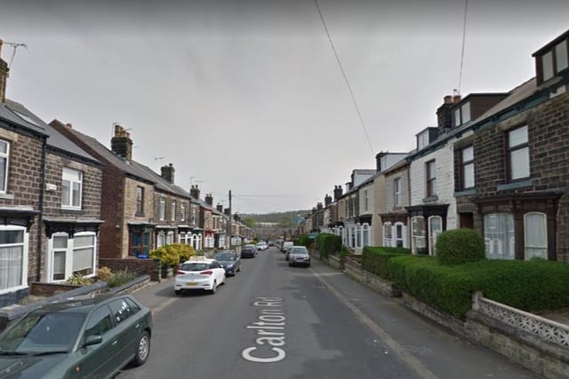 There were 5 more cases of burglary reported near Carlton Road, Wadsley.