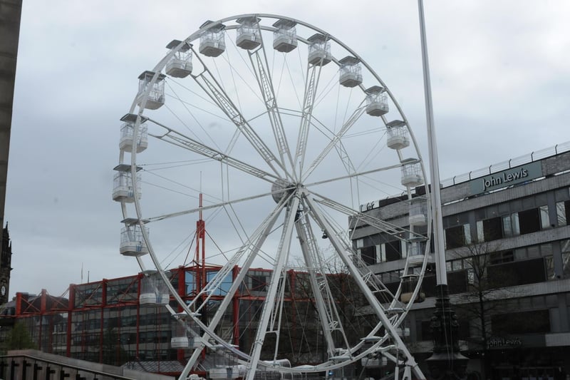 In recent years, Sheffield has brought a big ferris wheel into the city centre every Christmas, For some, going on the wheel has become a tradition. This year the wheel is on The Moor