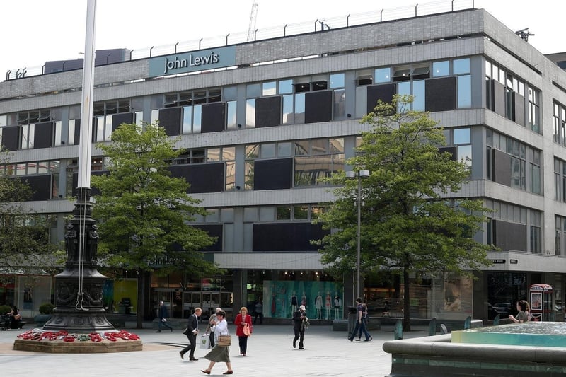 The store as it is today. Sheffield was to get another, brand new John Lewis shop on Wellington Street as part of the Sevenstone development that stalled during the last recession - the partnership then decided to stay put in Barker's Pool and Sevenstone's successor, the less retail-focused Heart of the City, is being built around it.