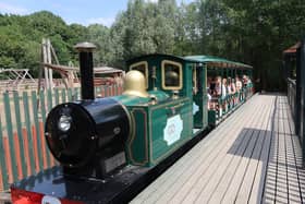 Our first port of call was the Conkerchoo Train which takes you between the Discovery and Waterside Centres.