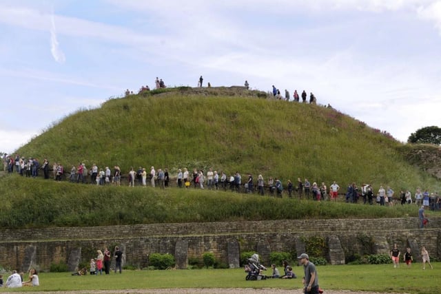 The population in Tickhill and Wadsworth has risen from 10,405 in 2014 to 11,172 in 2019, which equates to a rise of 7.4 per cent. Pictured are crowds at the grounds of Tickhill Castle during its annual open day. Picture: Rochelle Barrand