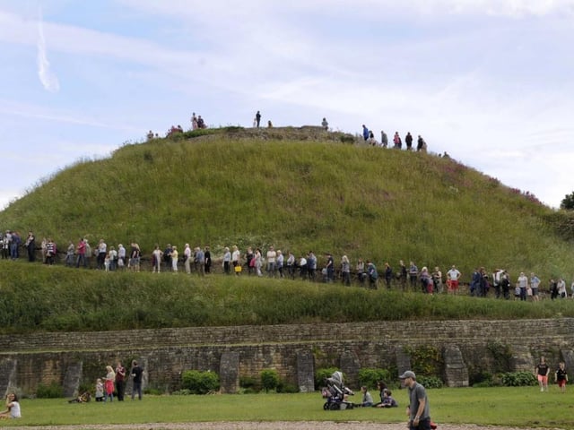 The population in Tickhill and Wadsworth has risen from 10,405 in 2014 to 11,172 in 2019, which equates to a rise of 7.4 per cent. Pictured are crowds at the grounds of Tickhill Castle during its annual open day. Picture: Rochelle Barrand